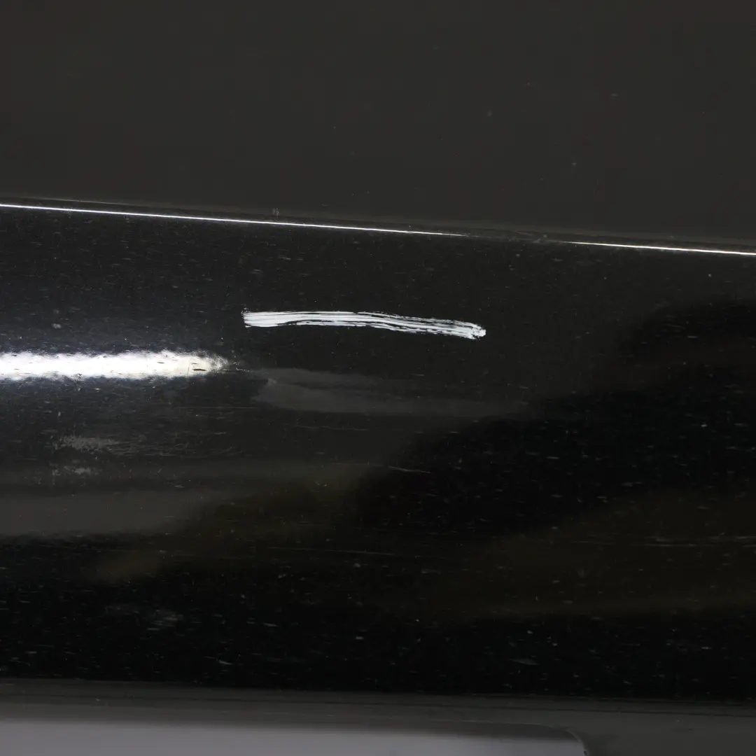 Mercedes W204 Side Skirt Door Sill Cover Right O/S Obsidian Black Metallic - 197