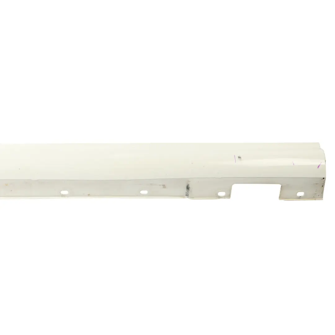Mercedes W204 Side Skirt Cover Door Sill Panel Left N/S Calcite White - 650