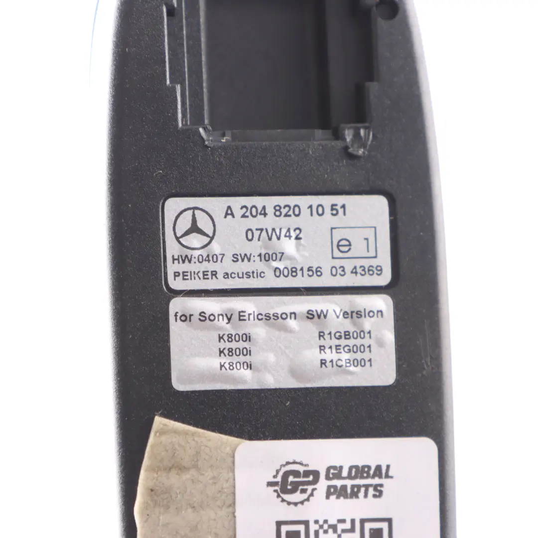 Mercedes C207 C219 Armrest Phone Insert Holder Console A2048201051