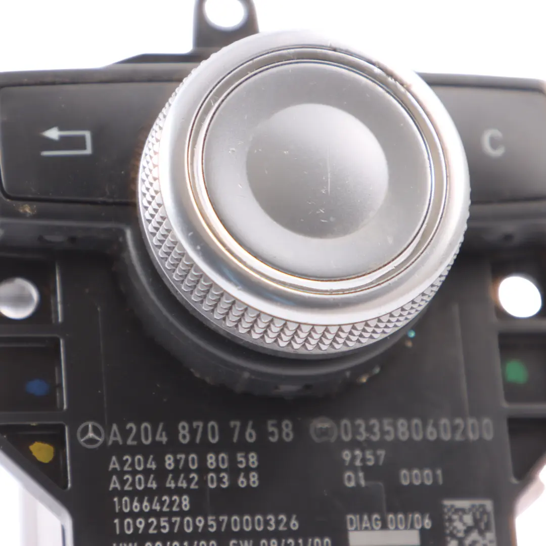 Mercedes W204 Radio Audio Comand Control Button Knob Controller A2048707658