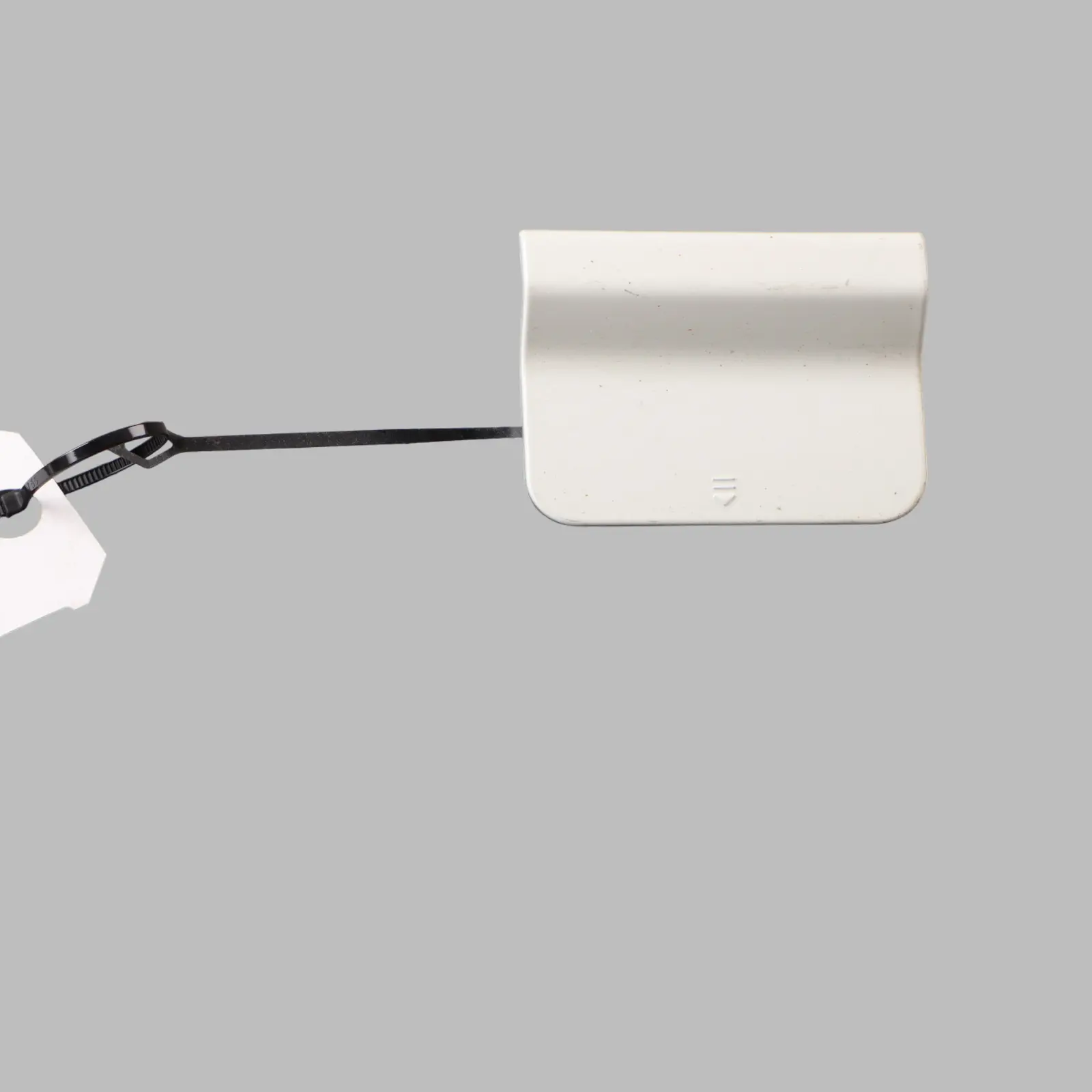 Mercedes W204 Rear Bumper Towing Eye Hook Cover Cap Flap Calcite White - 650