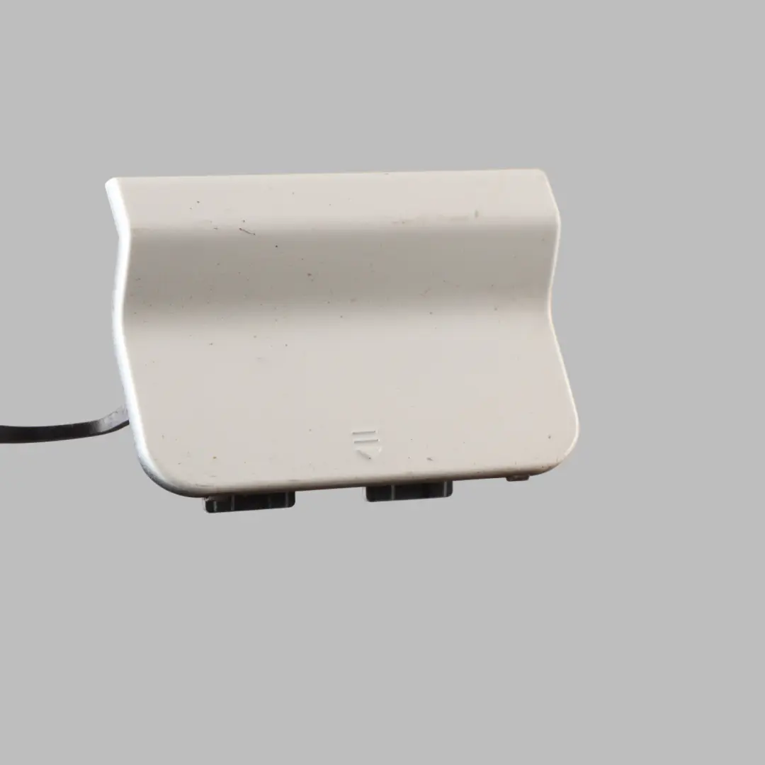 Mercedes W204 Rear Bumper Towing Eye Hook Cover Cap Flap Calcite White - 650