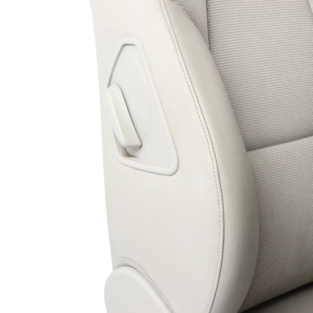 Mercedes W204 Front Seat Electric Left N/S Cloth Leather Grey