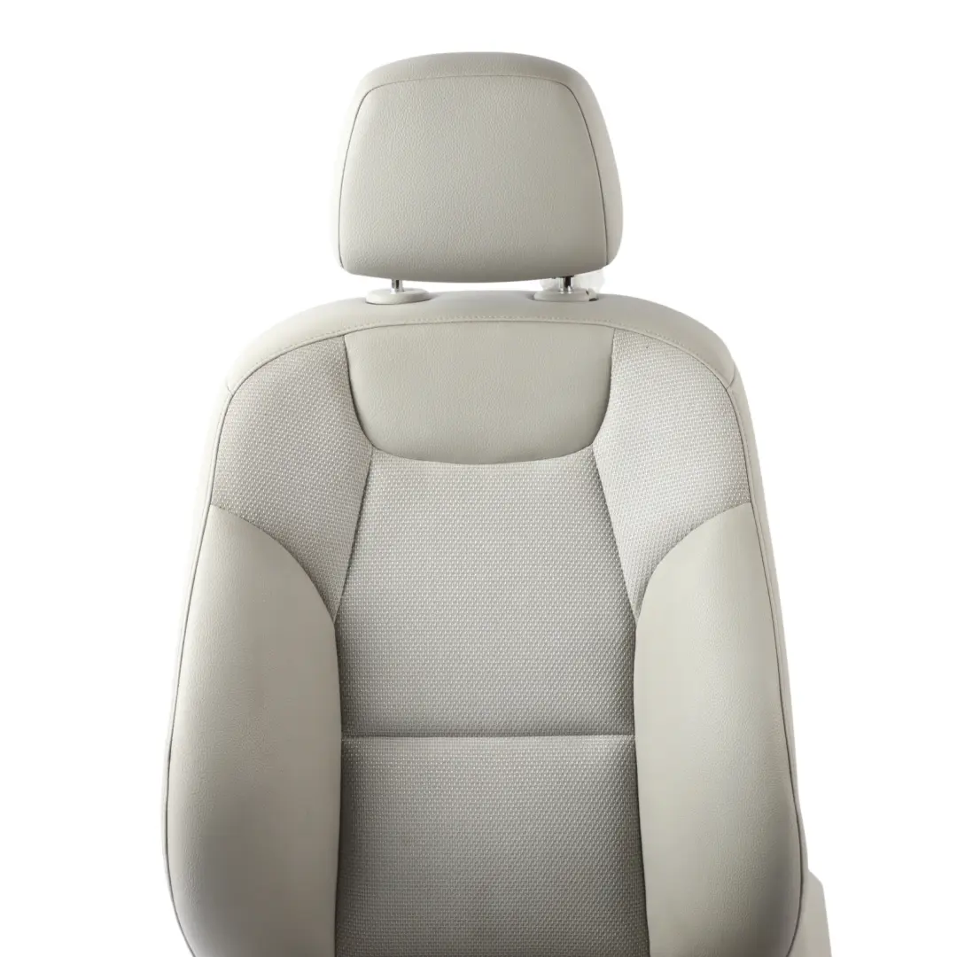 Mercedes W204 Front Seat Electric Left N/S Cloth Leather Grey