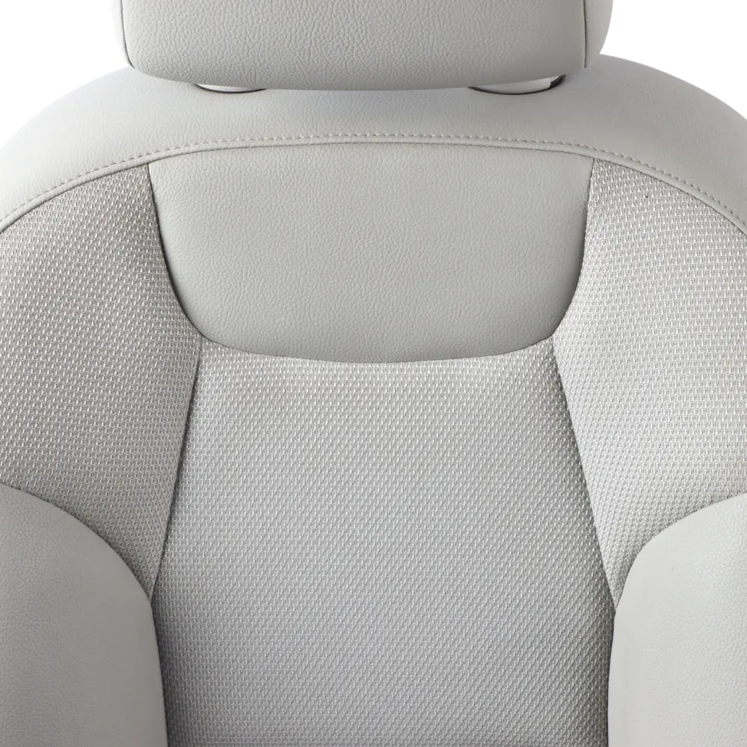 Mercedes W204 Front Seat Electric Left N/S Cloth Leather Grey