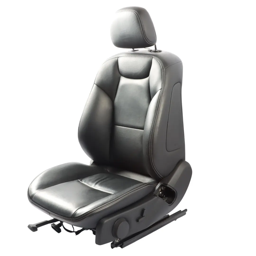 Mercedes W204 S204 Sport Seat Front Left N/S Interior Heated Leather Black