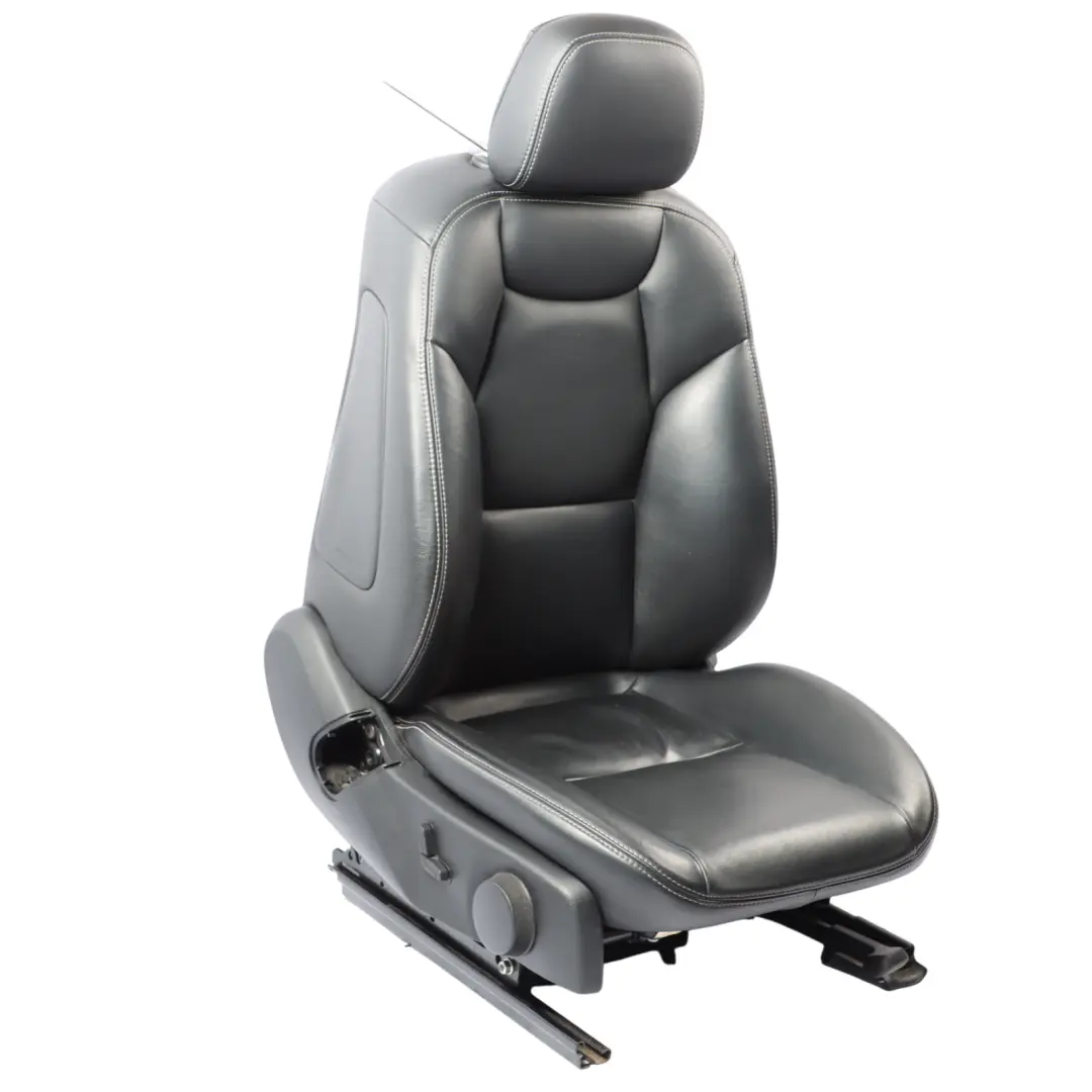 Mercedes W204 S204 Sport Seat Front Right O/S Interior Heated Leather Black