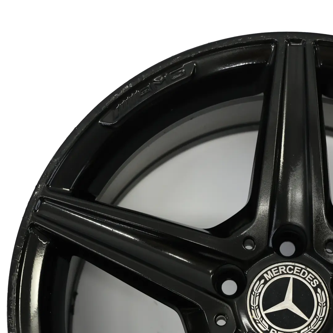 Mercedes W205 Schwarz AMG Leicht Metall Rad Felge 18" 8,5J ET:49 A2054011200
