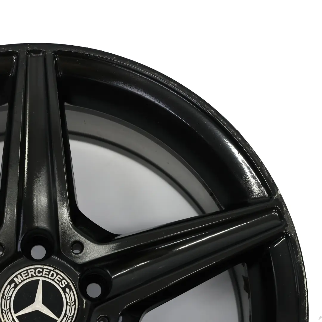 Mercedes W205 Schwarz AMG Leicht Metall Rad Felge 18" 8,5J ET:49 A2054011200