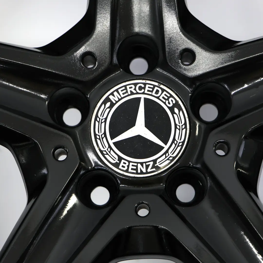 Mercedes W205 Schwarz AMG Leicht Metall Rad Felge 18" 8,5J ET:49 A2054011200