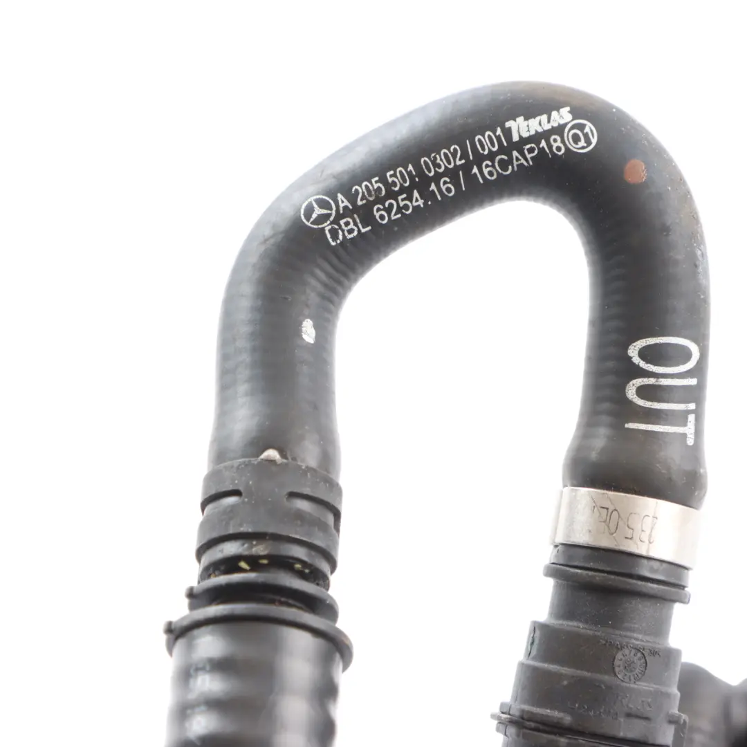 Mercedes W205 Water Coolant Hose Pipe Radiator Petrol A2055010302