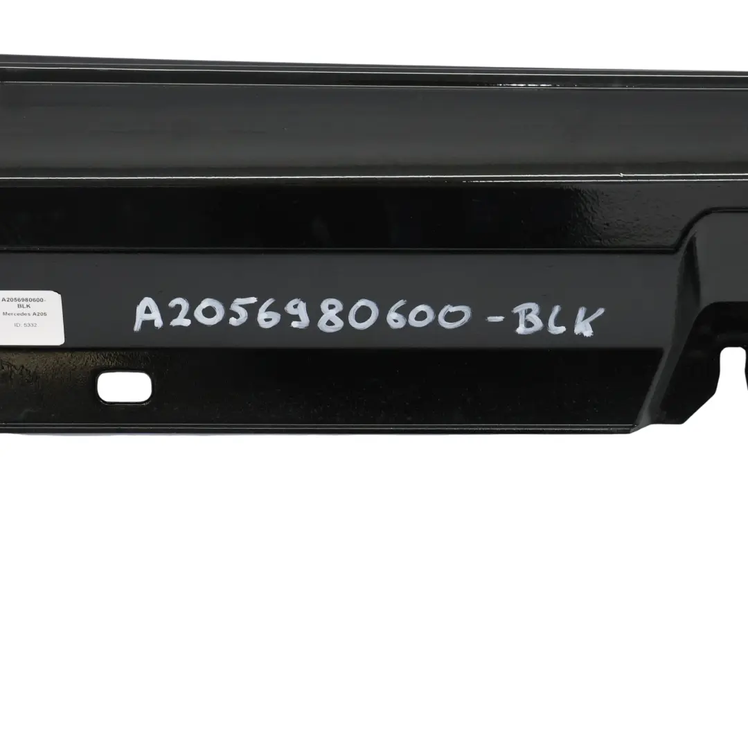 Mercedes A205 Side Skirt Right O/S AMG Door Sill Cover Black Painted