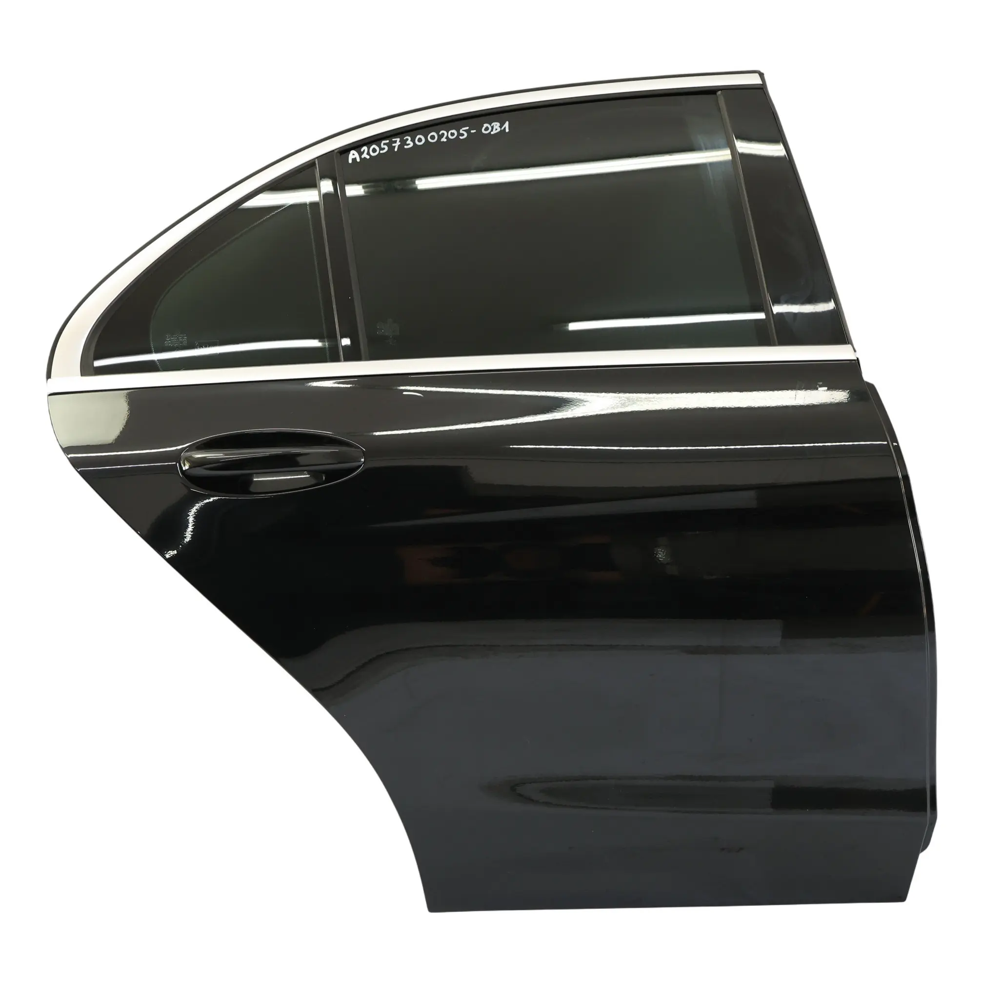 Mercedes W205 Door Rear Right O/S Obsidian Black Metallic - 197