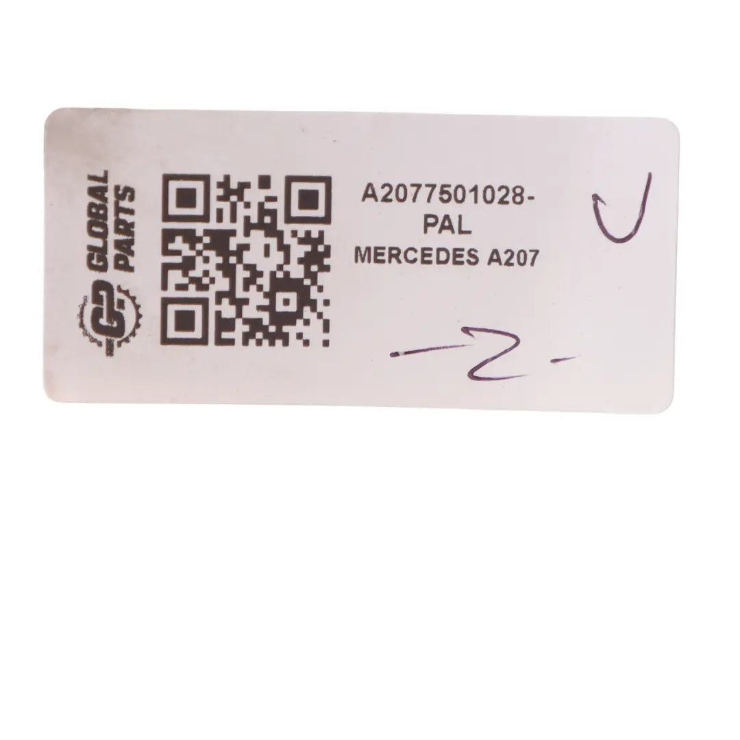 Trunk Lid Hinge Mercedes A207 Convertible Right O/S Palladium Silver - 792