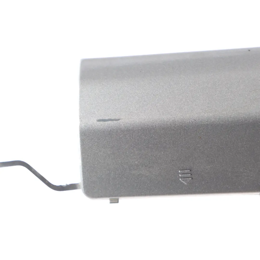 Mercedes W207 Rear Bumper Tow Eye Hook Cover Cap Palladium Silver Metallic - 792