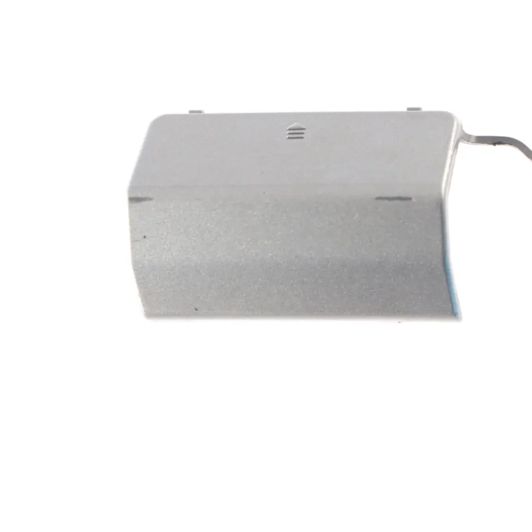 Mercedes W207 Rear Bumper Tow Eye Hook Cover Cap Palladium Silver Metallic - 792