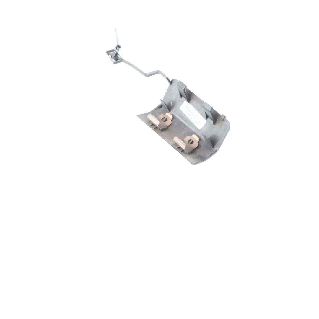 Mercedes W207 Rear Bumper Tow Eye Hook Cover Cap Palladium Silver Metallic - 792