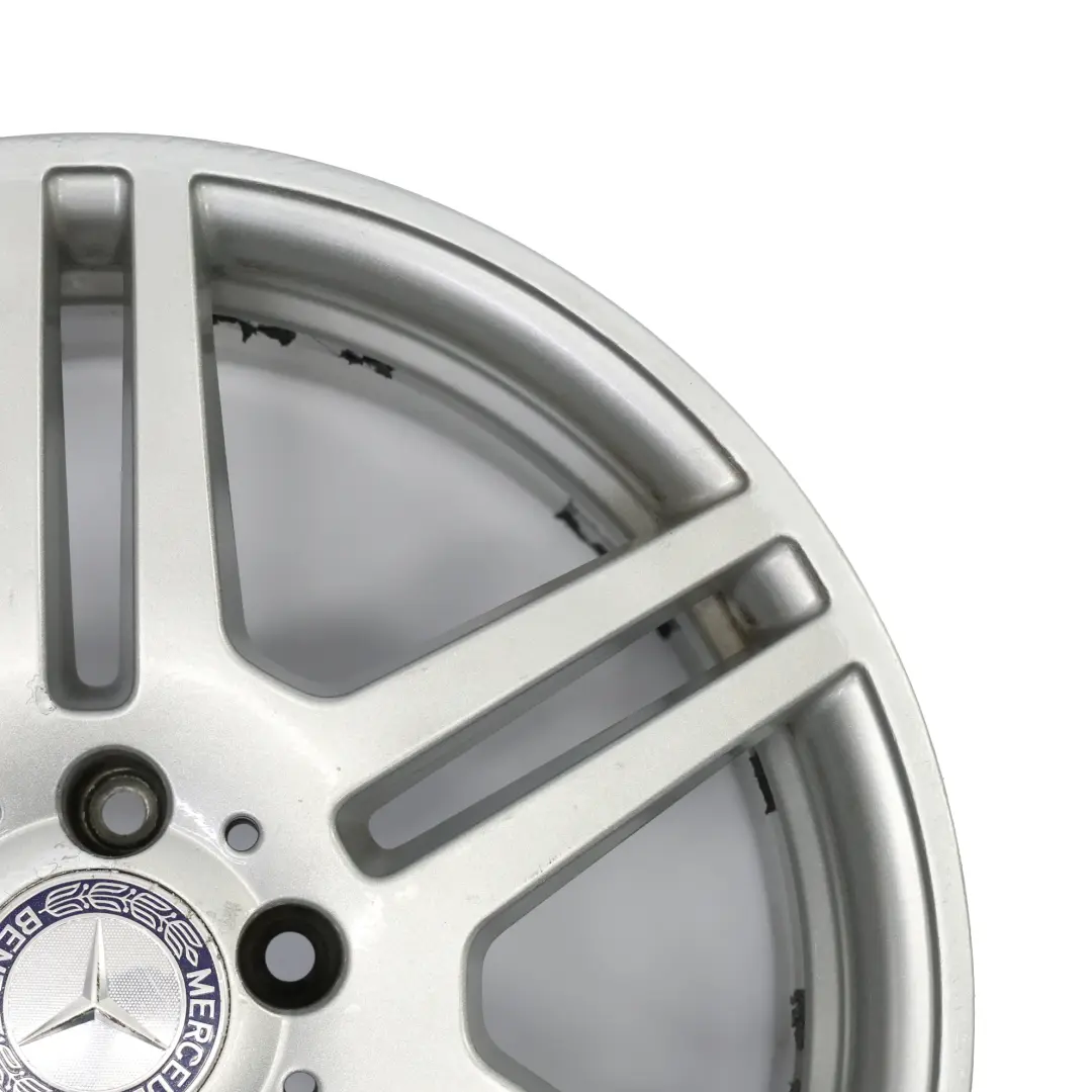 Mercedes W212 Rear Axle Silver Alloy Wheel Rim 18" ET:48 8,5J A2124012302