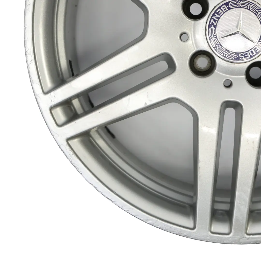 Mercedes W212 Rear Axle Silver Alloy Wheel Rim 18" ET:48 8,5J A2124012302