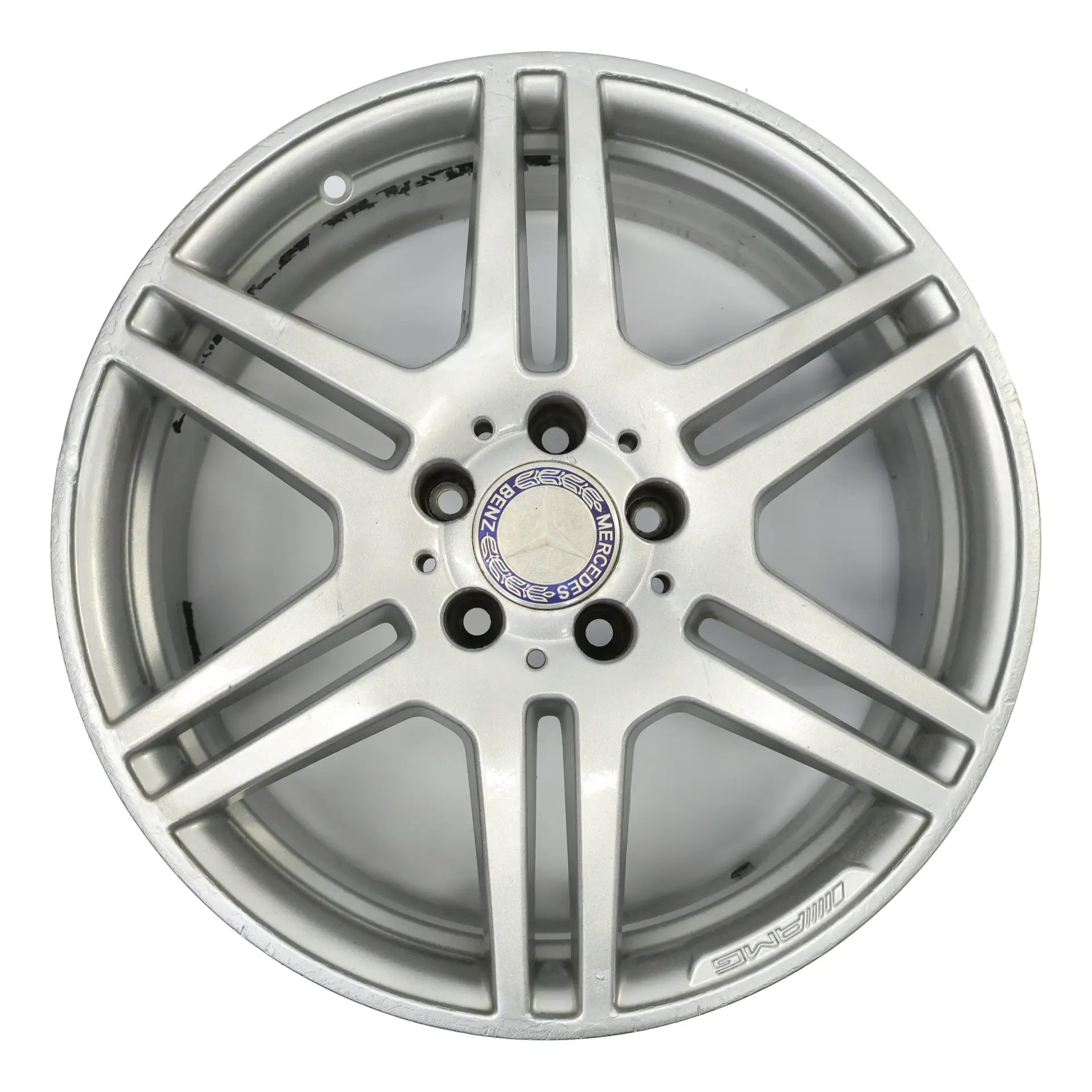 Mercedes W212 Rear Axle Silver Alloy Wheel Rim 18" ET:48 8,5J A2124012302