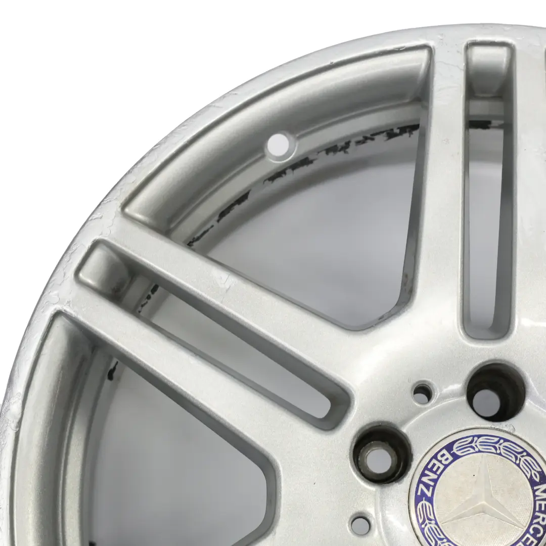 Mercedes W212 Rear Axle Silver Alloy Wheel Rim 18" ET:48 8,5J A2124012302
