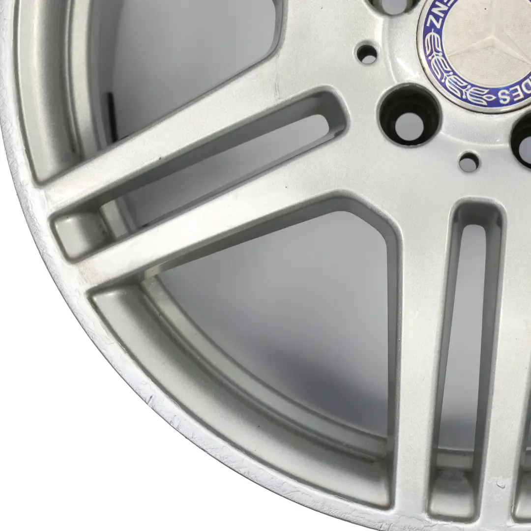Mercedes W212 Rear Axle Silver Alloy Wheel Rim 18" ET:48 8,5J A2124012302