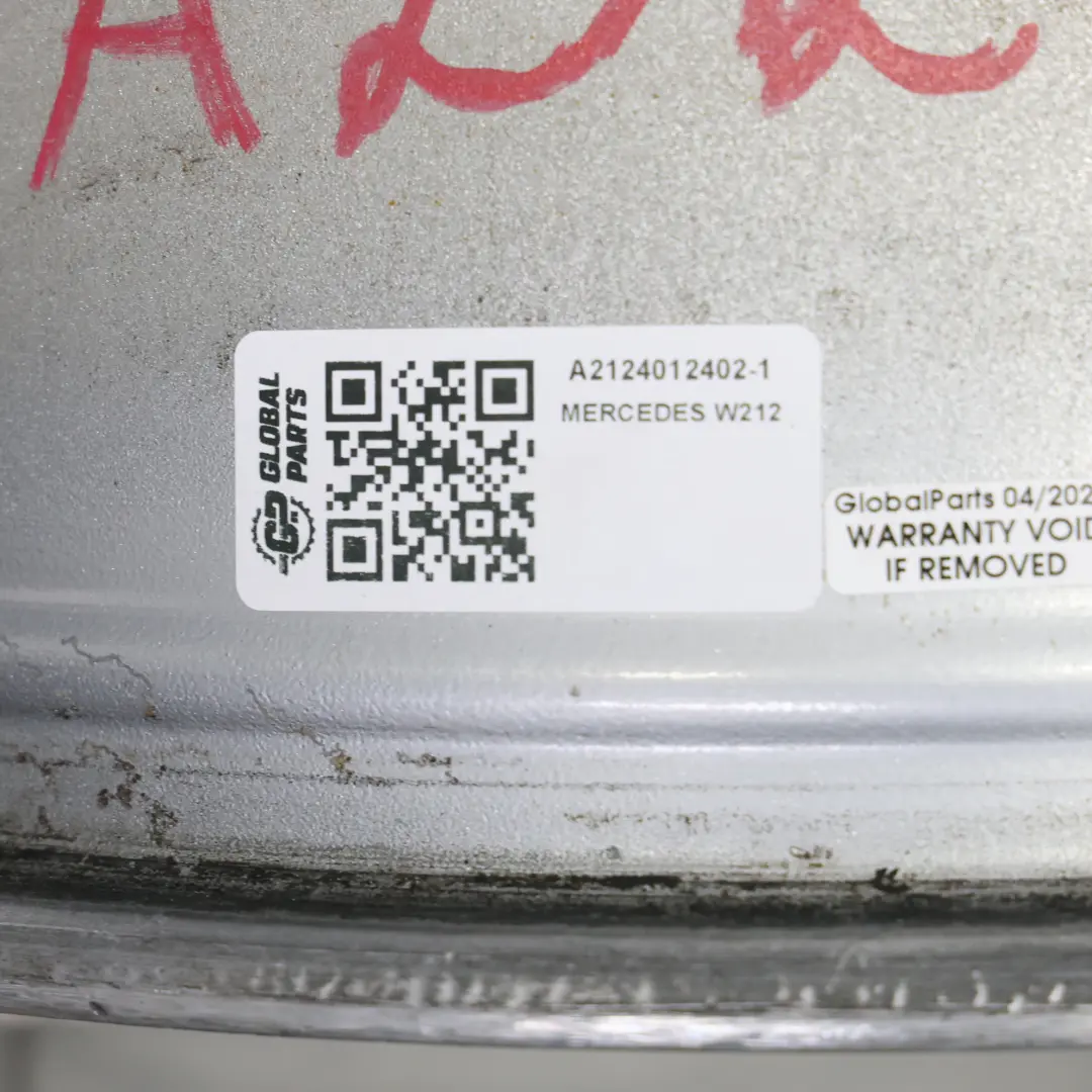 Mercedes W212 Asse Posteriore Argento Cerchio In Lega 18" Et:54 9J A2124012402