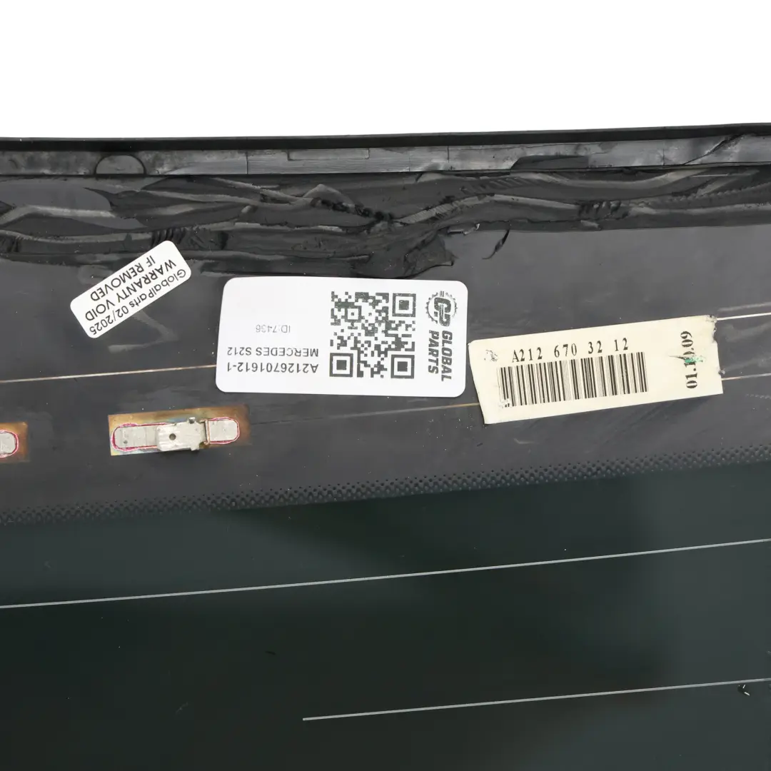 Mercedes S212 Vitre Latérale Arrière Droite AS3 A2126701612