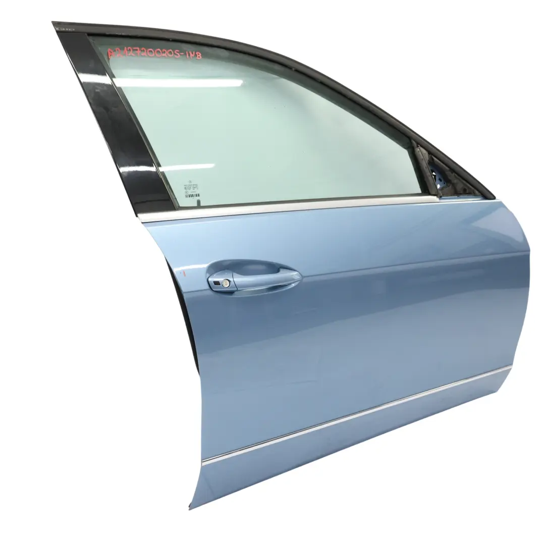 Mercedes W212 Tür Vorne Rechts Abdeckplatte Indigolite Blau Metallic - 230