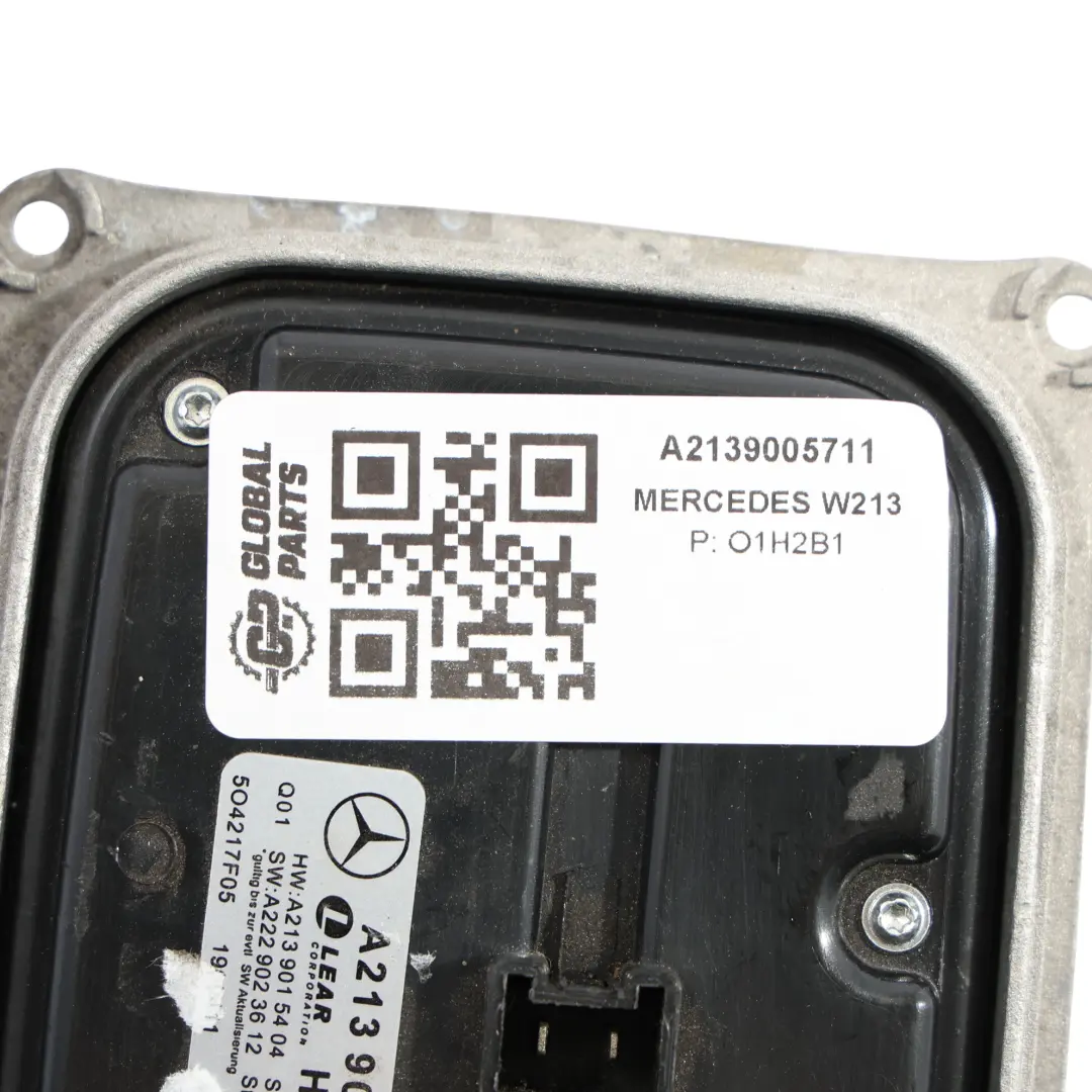Mercedes W213 Modulo Fari LED Unità Di Controllo Anteriore Sinistra A2139005711