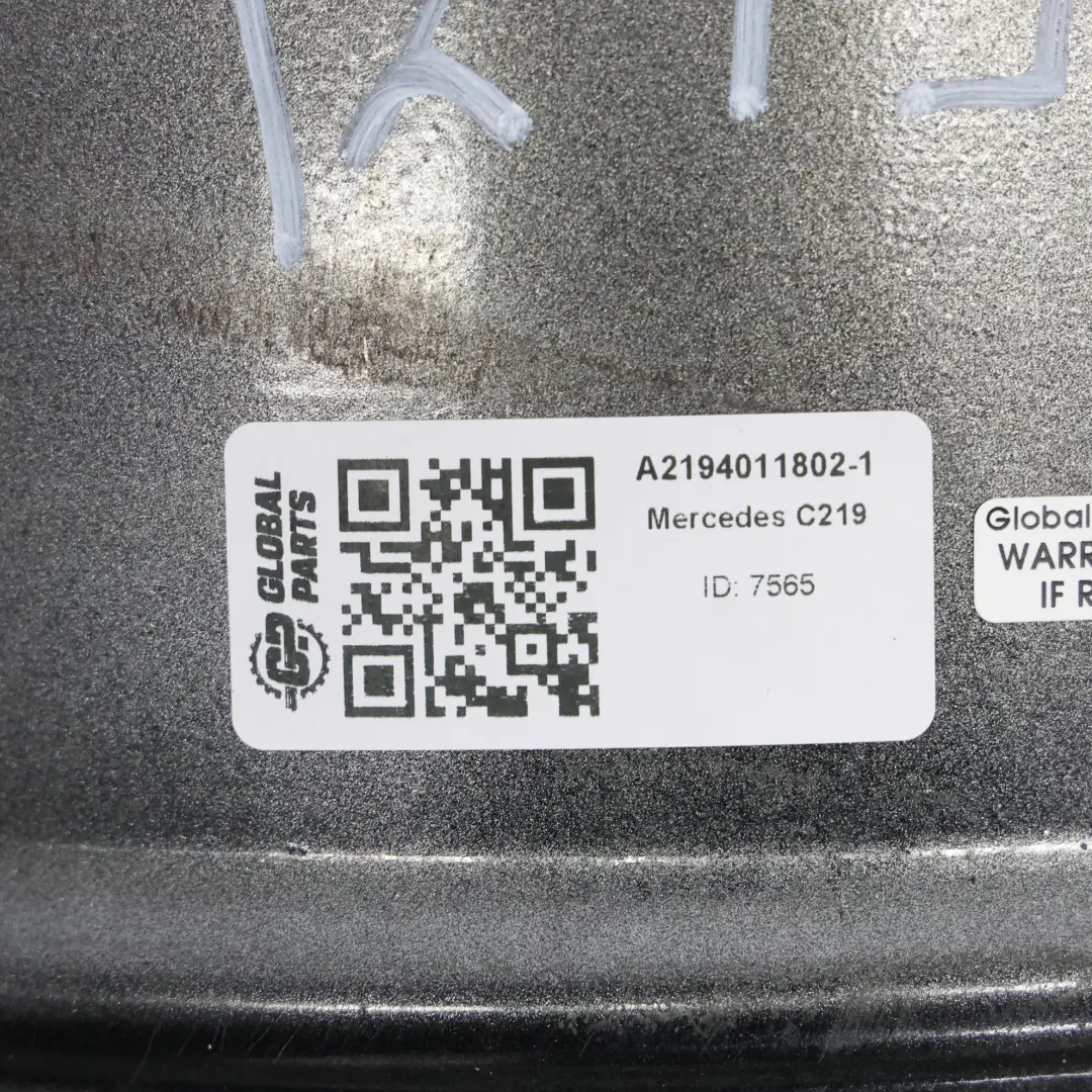 Mercedes CLS C219 AMG Rear Alloy Wheel Rim 18" 9,5J ET:28 5 Spoke A2194011802