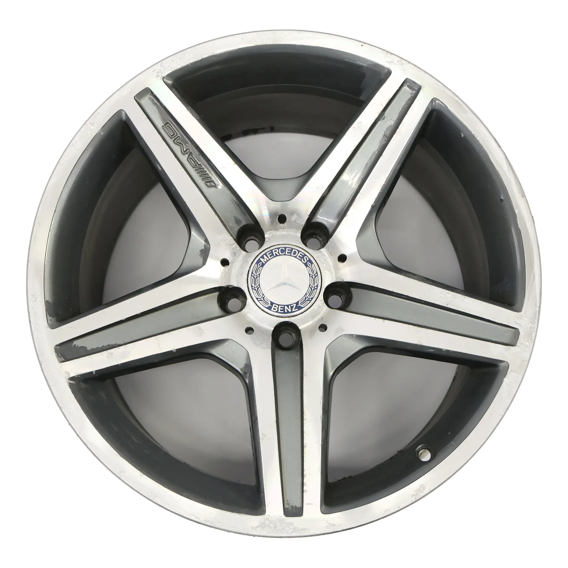 Mercedes CLS C219 AMG Rear Alloy Wheel Rim 18" 9,5J ET:28 5 Spoke A2194011802