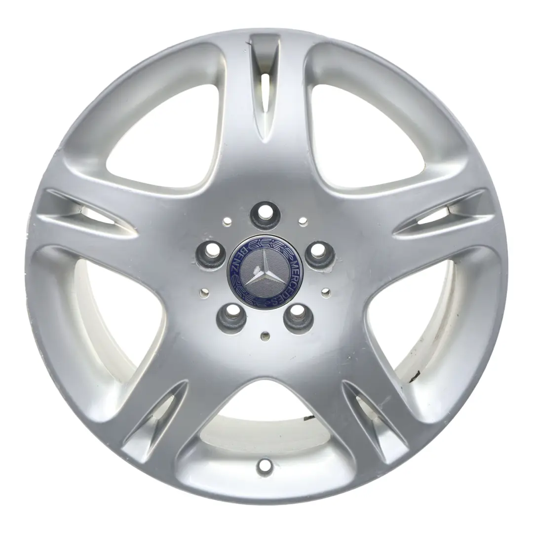 Mercedes W220 Silver Cerchio In Lega 17" 7.5J ET:46 5 Doppie Razze A2204012402