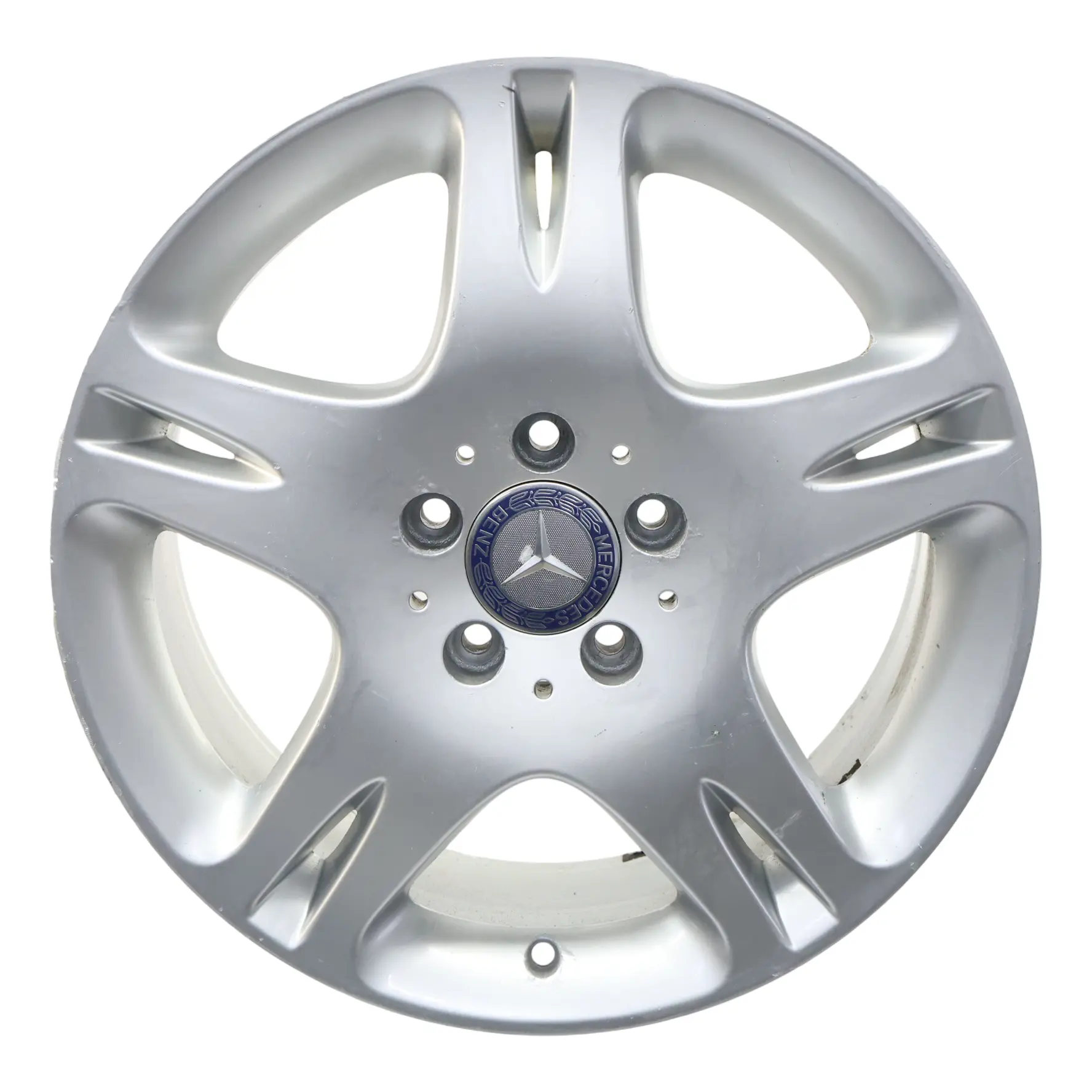 Mercedes W220 Silver Cerchio In Lega 17" 7.5J ET:46 5 Doppie Razze A2204012402