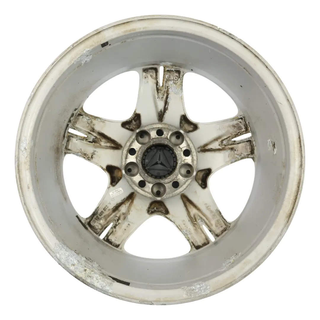 Mercedes W220 Silver Cerchio In Lega 17" 7.5J ET:46 5 Doppie Razze A2204012402