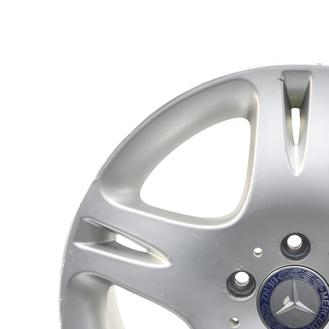 Mercedes W220 Silver Cerchio In Lega 17" 7.5J ET:46 5 Doppie Razze A2204012402
