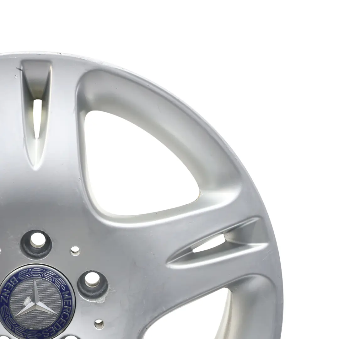 Mercedes W220 Silver Cerchio In Lega 17" 7.5J ET:46 5 Doppie Razze A2204012402