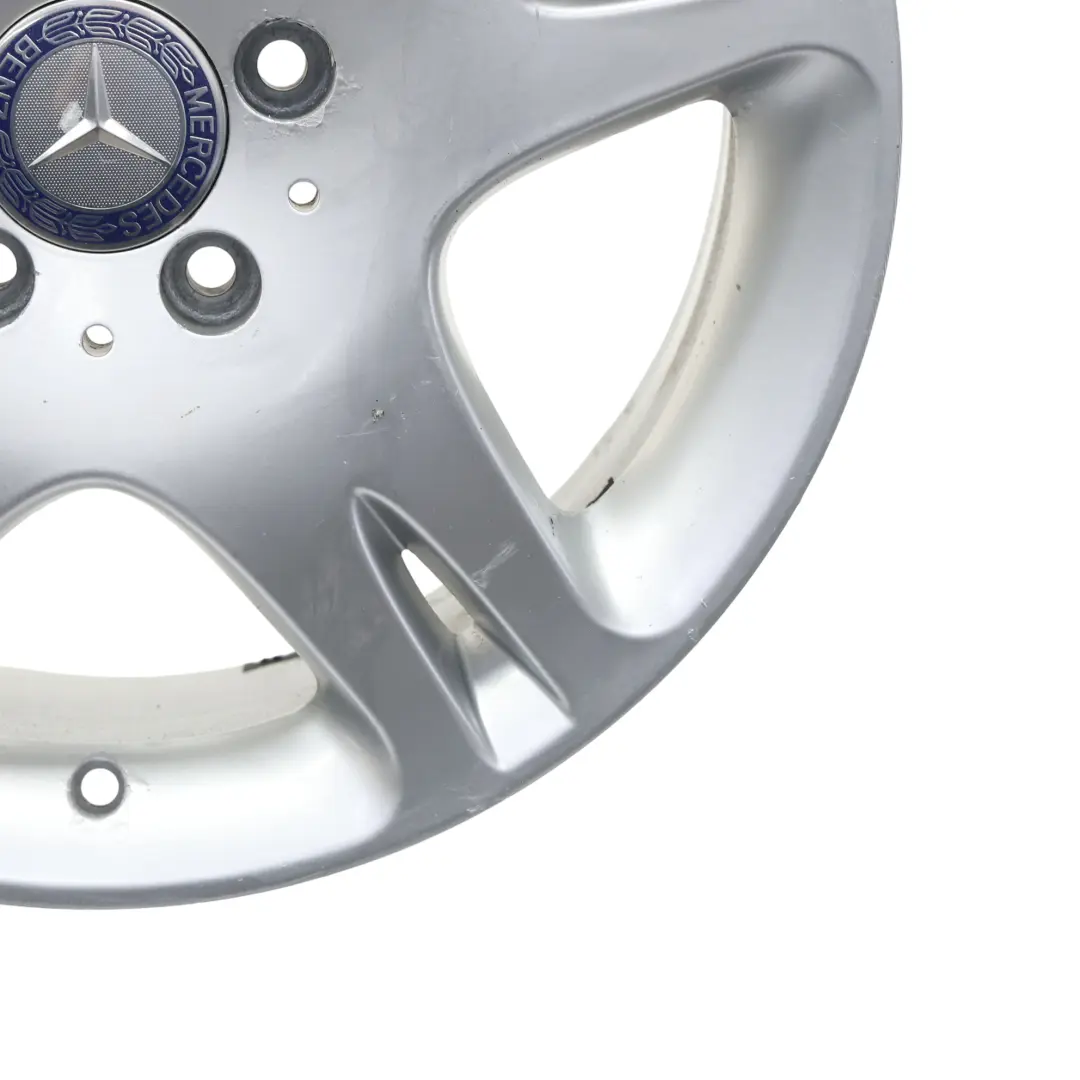 Mercedes W220 Silver Cerchio In Lega 17" 7.5J ET:46 5 Doppie Razze A2204012402