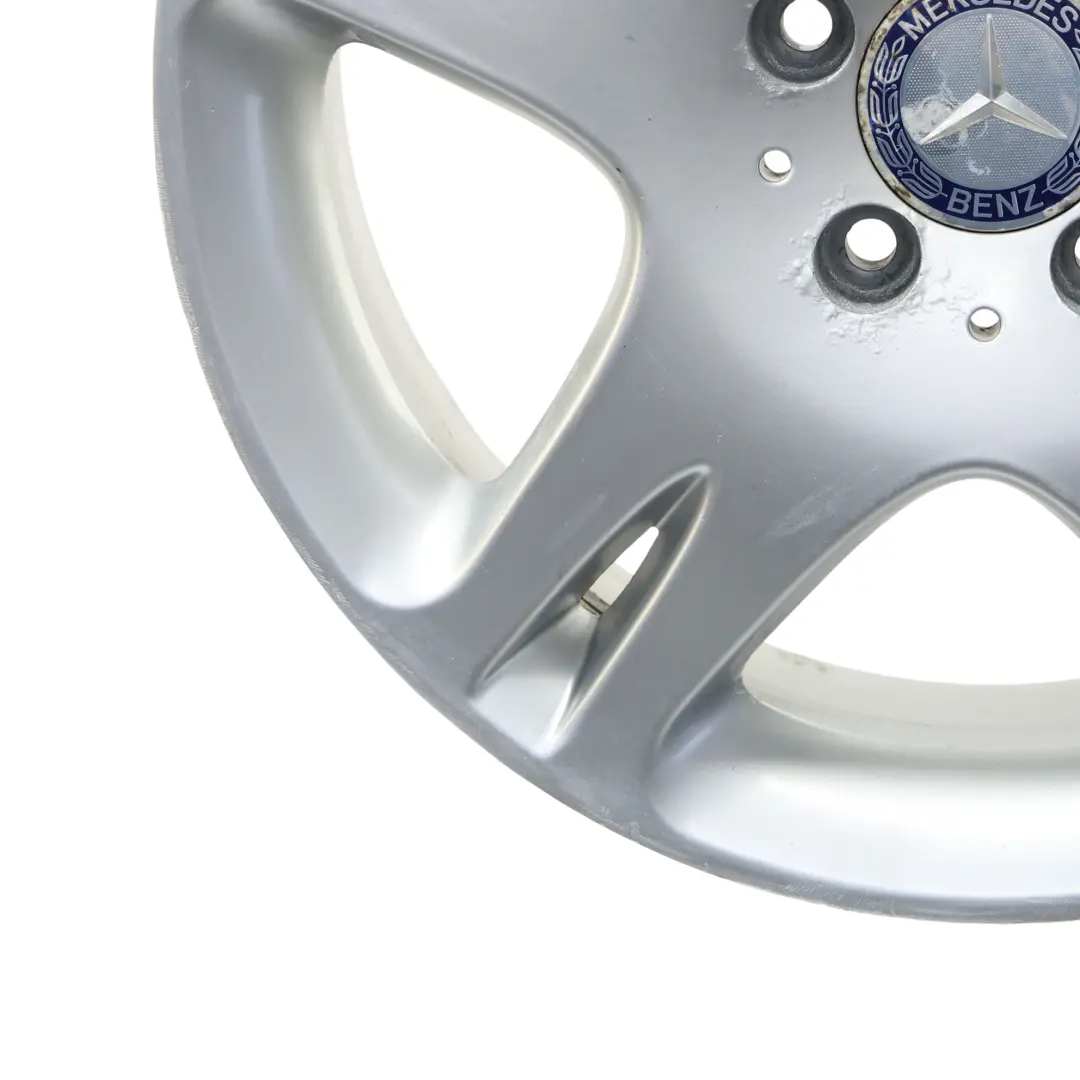 Mercedes W220 Silver Cerchio In Lega 17" 7.5J ET:46 5 Doppie Razze A2204012402
