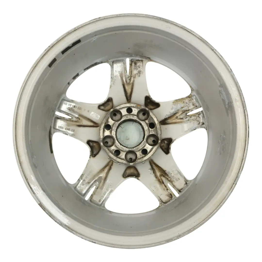 Mercedes W220 Silver Wheel Alloy Rim 17" 7.5J ET:46 5 Double Spoke A2204012402