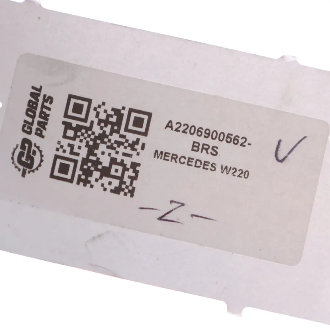 Mercedes W220 1 Front Left N/S Door Trim Strip Brilliant Silver Metallic - 9744