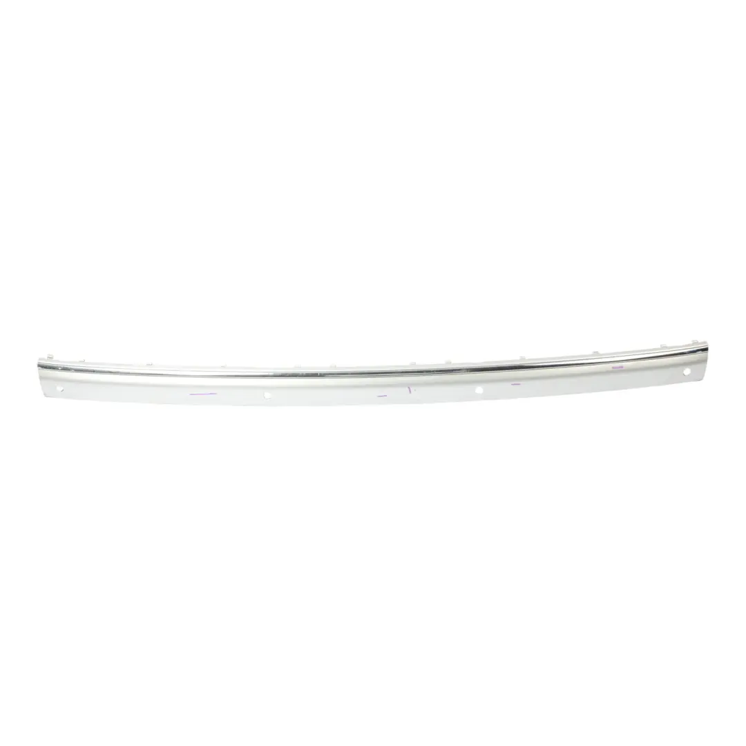 Mercedes W220 Rear Bumper Central Trim Strip Brilliant Silver Metallic - 9744