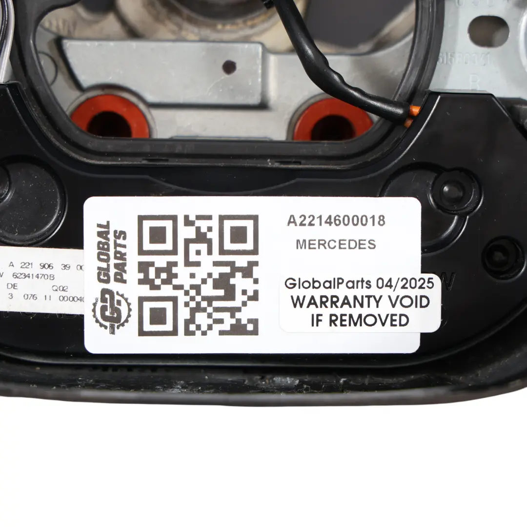 Mercedes CL C216 W221 Black Leather Steering Wheel Wood Ash Black A2214600018