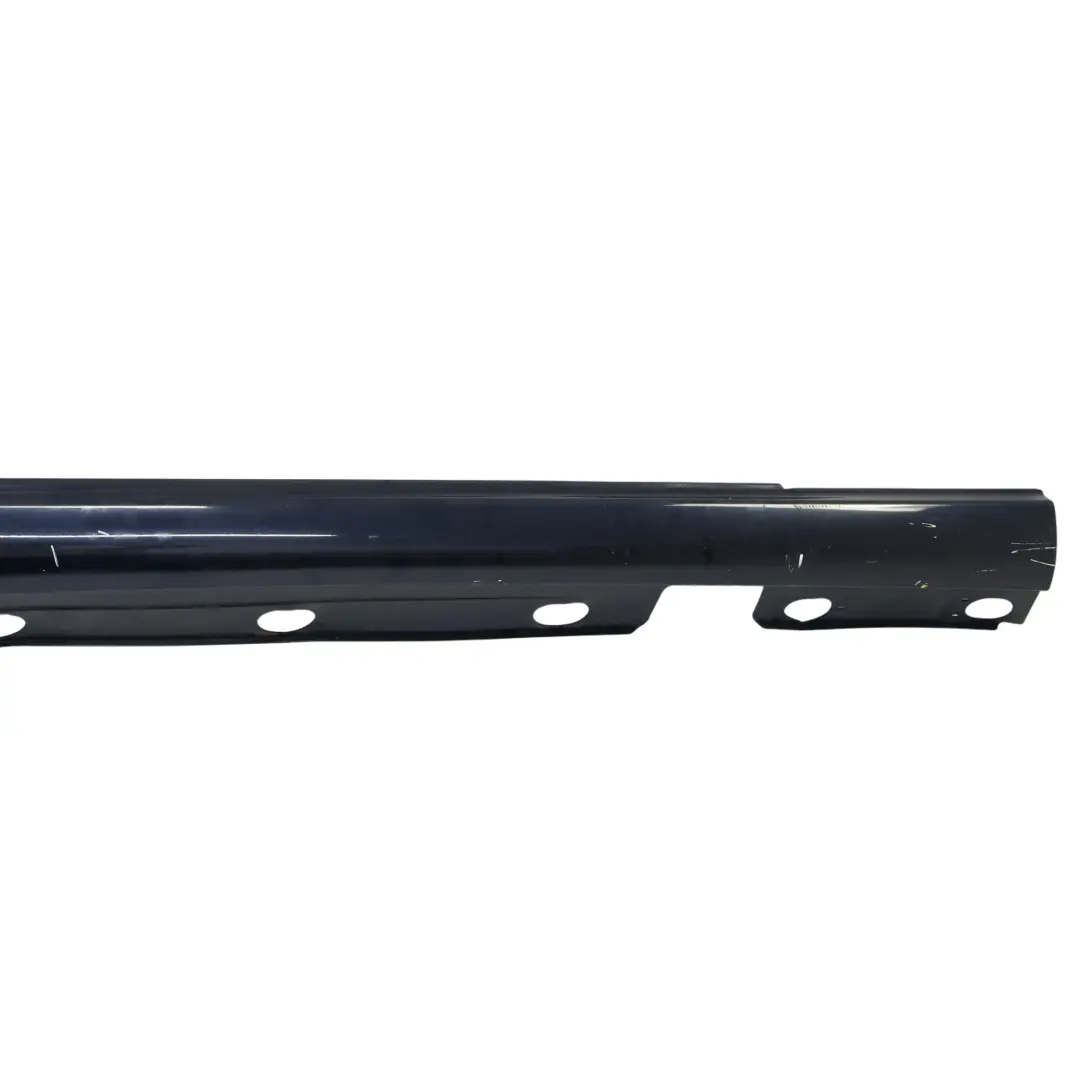 Mercedes W221 Door Sill Cover Side Skirt Right O/S Cavansite Blue Metallic - 890