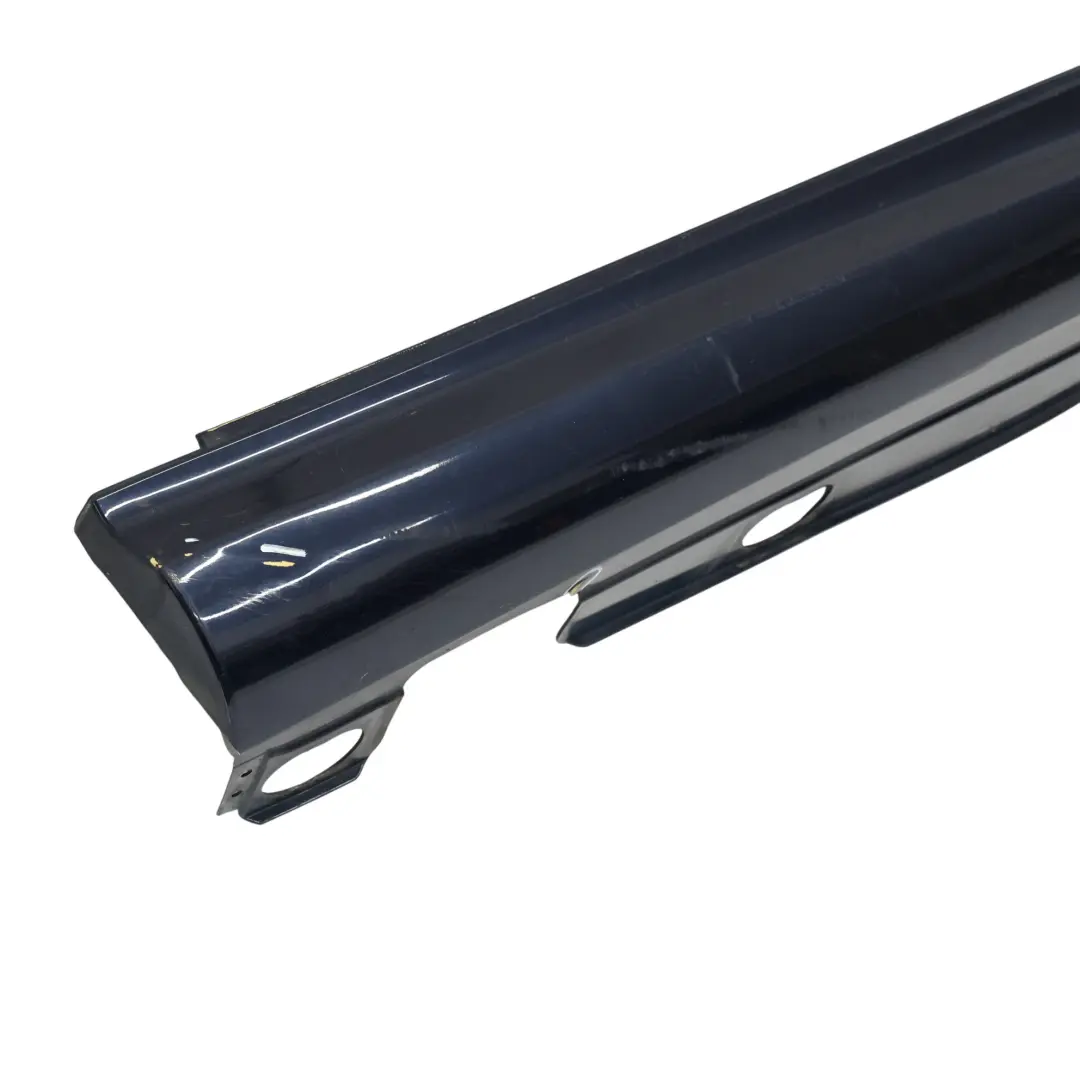 Mercedes W221 Door Sill Cover Side Skirt Right O/S Cavansite Blue Metallic - 890