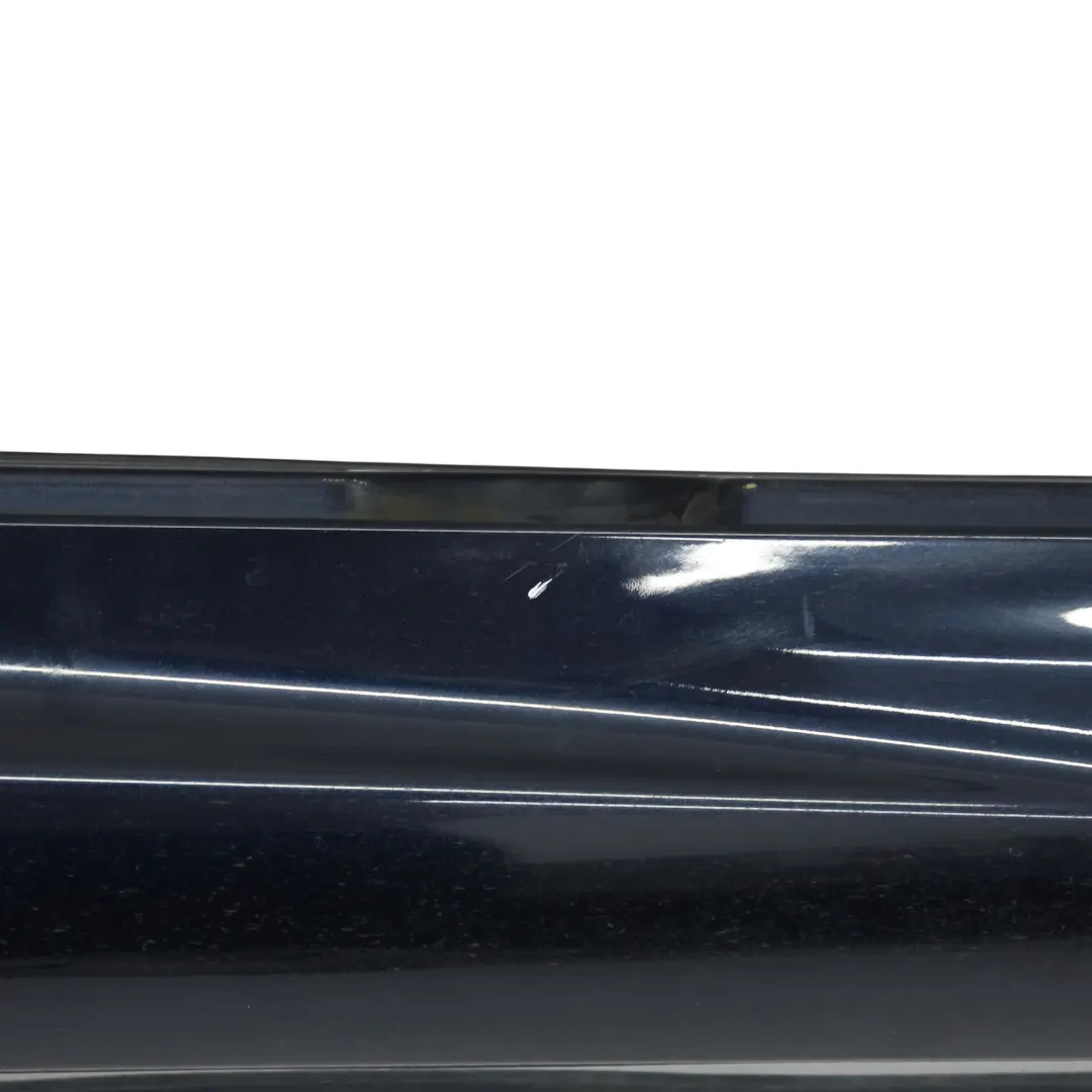 Mercedes W221 Door Sill Cover Side Skirt Right O/S Cavansite Blue Metallic - 890