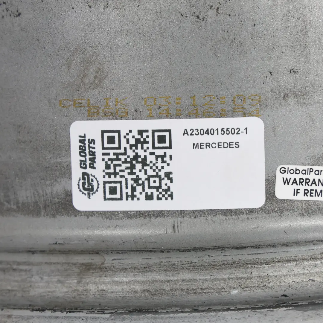 Mercedes SL R230 AMG Rear Black Wheel Alloy Rim 19" 9.5J ET:31 A2304015502