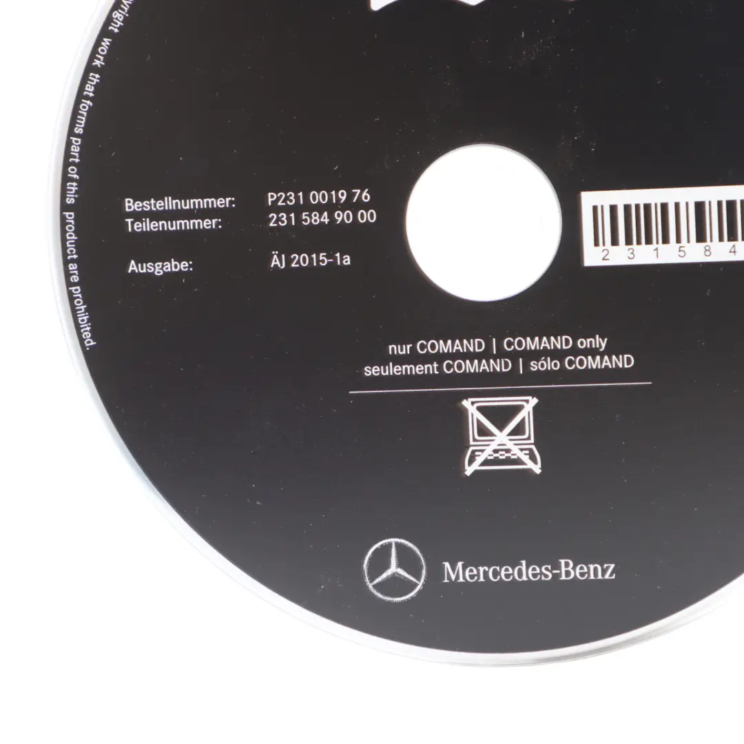 Mercedes Owner's Manual CD Digital Instructions Guide A2315849000