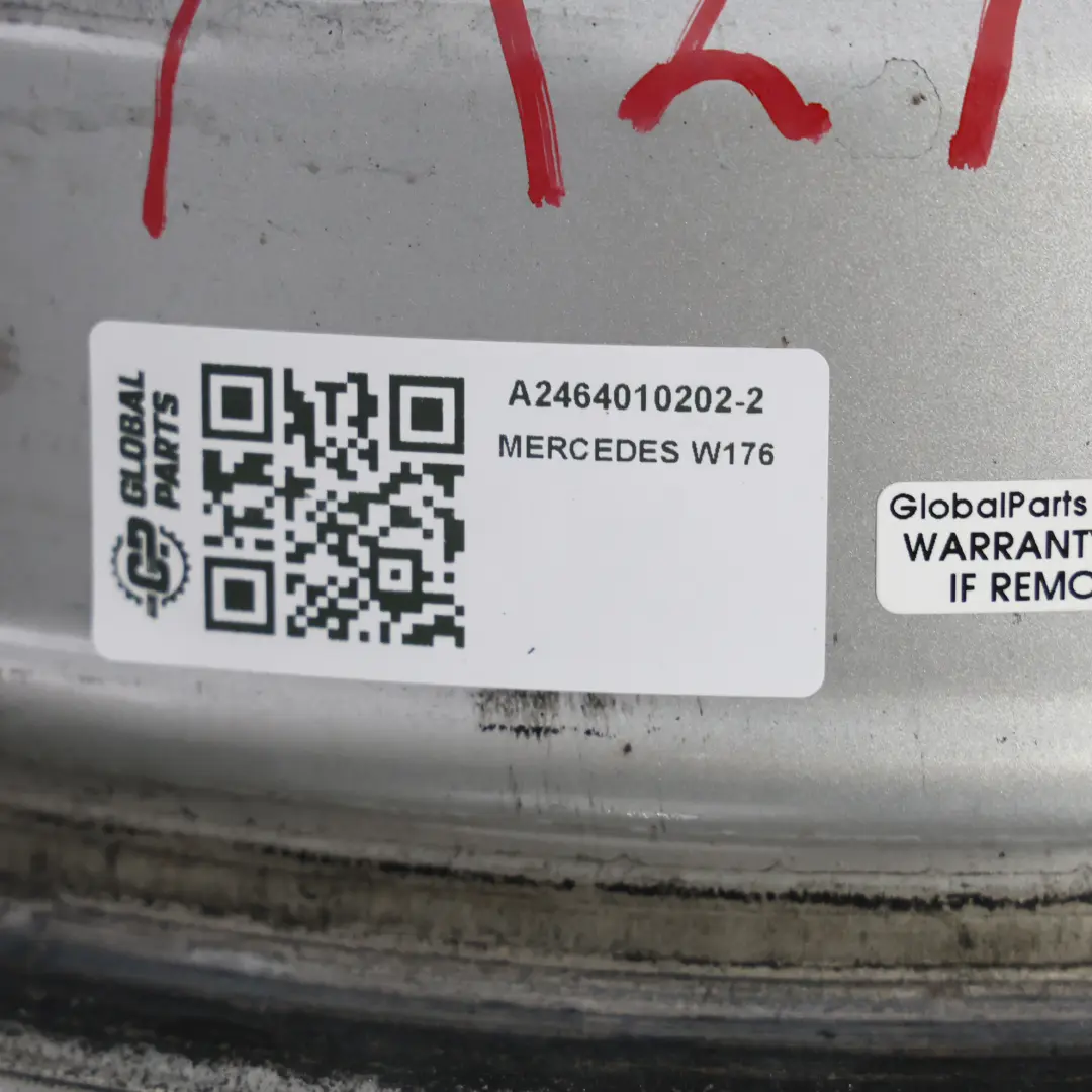 Mercedes W176 W246 Silber 10-Spoke Alufelge Alu Felge 16" ET:58 6,5J A2464010202