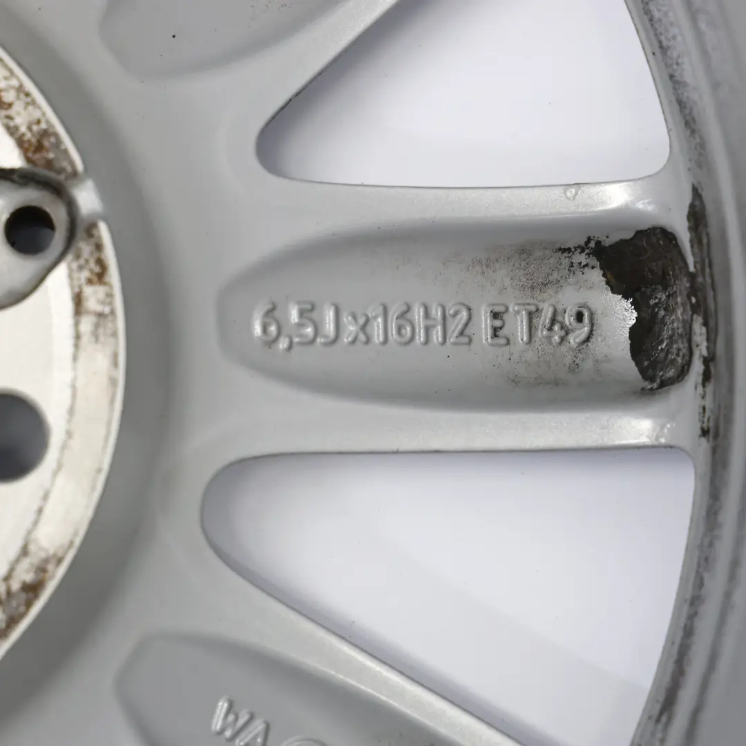 Mercedes W176 W246 Silber 10-Spoke Alufelge Alu Felge 16" ET:58 6,5J A2464010202